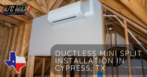 Ductless Mini Split Installation in Cypress, TX