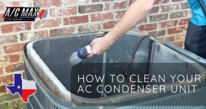 how to clean your AC condenser unit